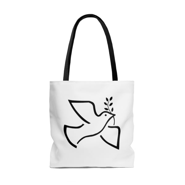 Dove with Branch Tote Bag