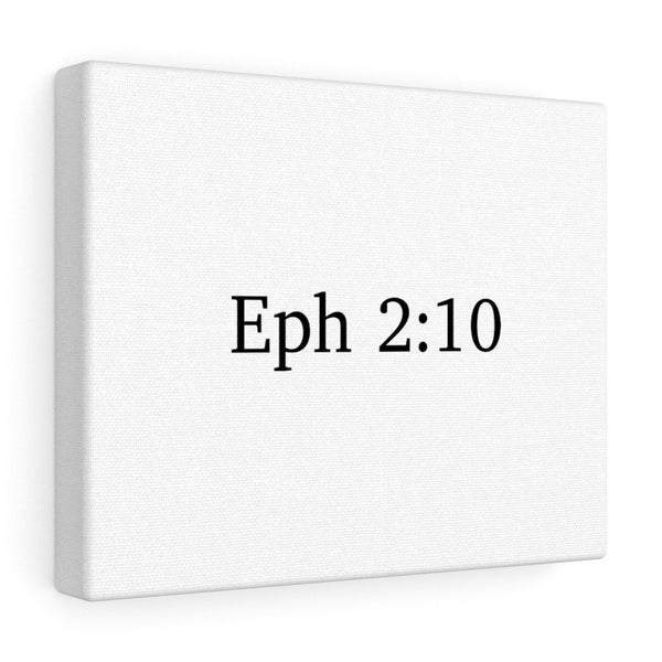 Eph 2:10 Canvas Wrap