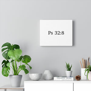 Ps 32:8 Canvas Wrap