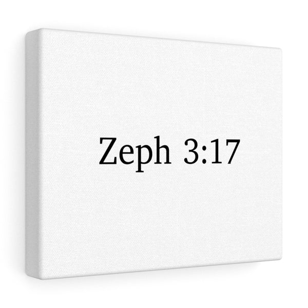 Zeph 3:17 Canvas Wrap