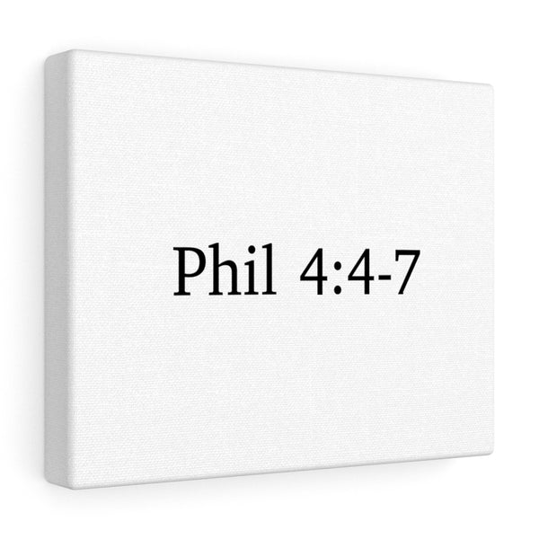 Phil 4:4-7 Canvas Wrap