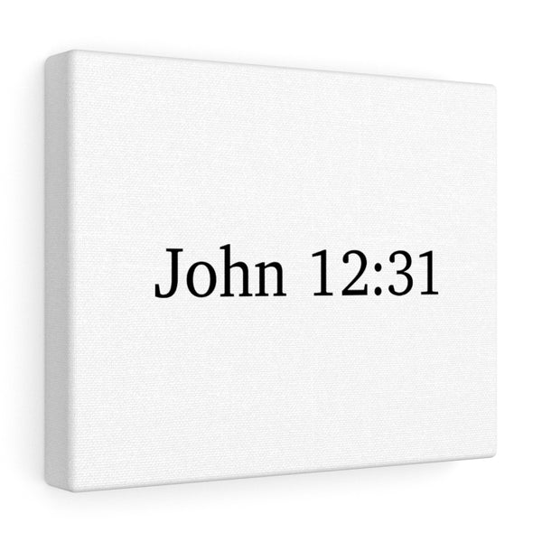 John 12:31 Canvas Wrap