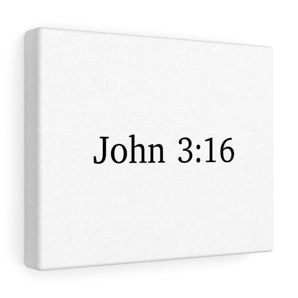 John 3:16 Canvas Wrap