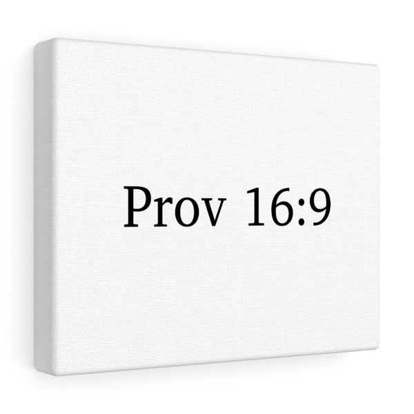 Prov 16:9 Canvas Wrap