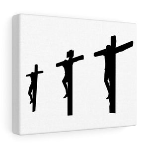 Calvary Crosses Canvas Wrap