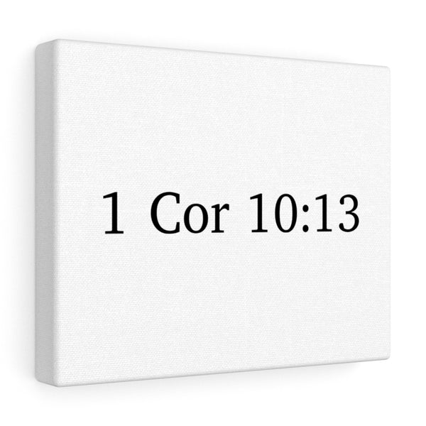 1 Cor 10:13 Canvas Wrap