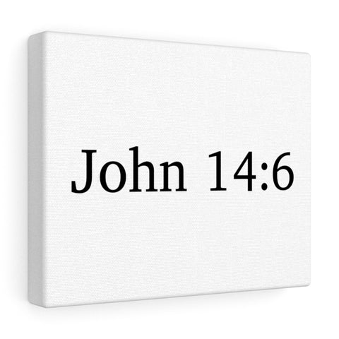 John 14:6 Canvas Wrap