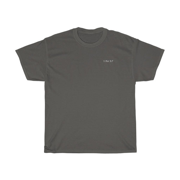 1 Pet 5:7 Cotton T-Shirt