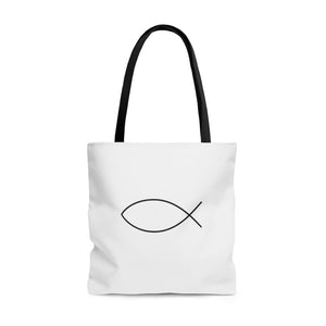 Jesus Fish Tote Bag