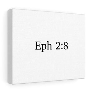 Eph 2:8 Canvas Wrap