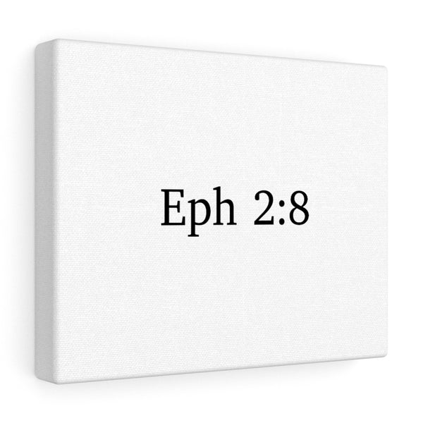 Eph 2:8 Canvas Wrap