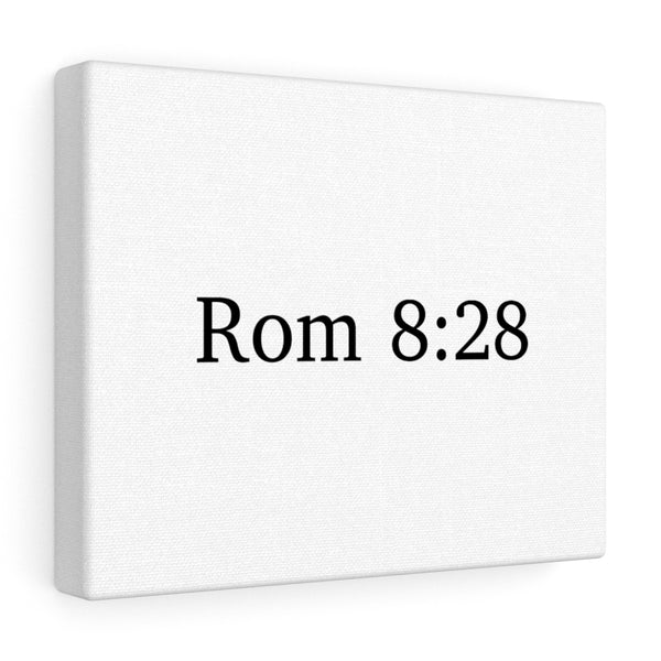 Rom 8:28 Canvas Wrap