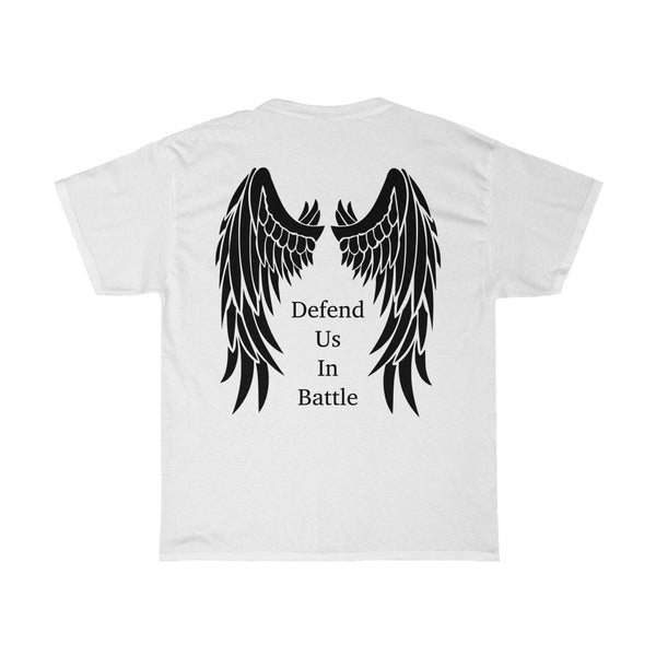 Defend Us In Battle Cotton T-Shirt