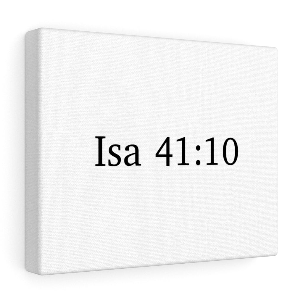 Isa 41:10 Canvas Wrap