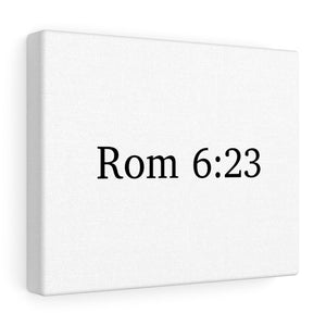 Rom 6:23 Canvas Wrap