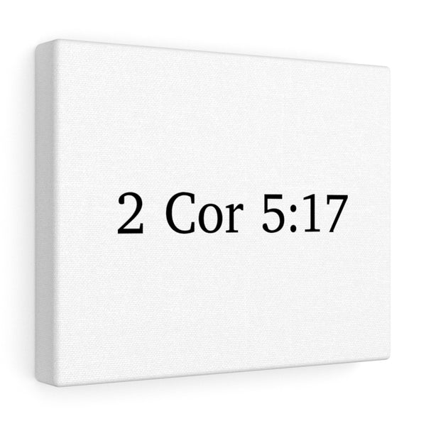 2 Cor 5:17 Canvas Wrap