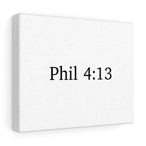 Phil 4:13 Canvas Wrap