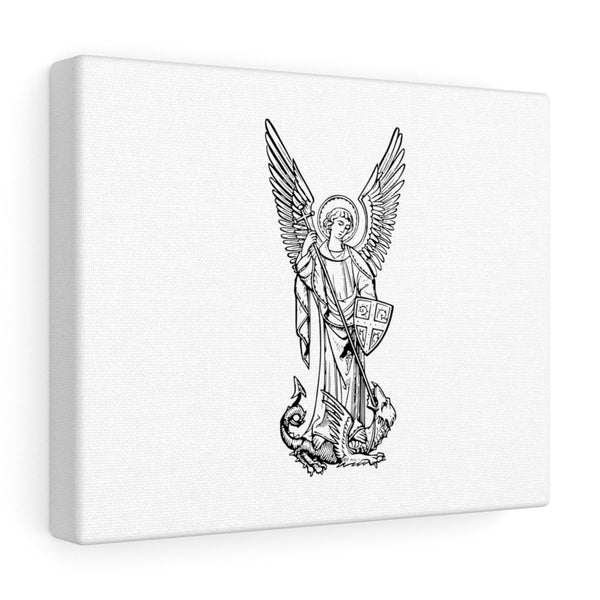 St. Michael the Archangel Canvas Wrap