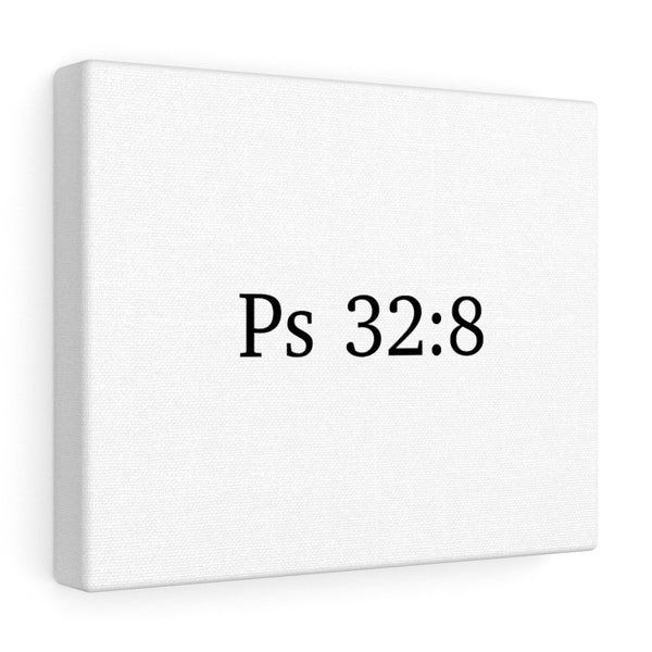 Ps 32:8 Canvas Wrap