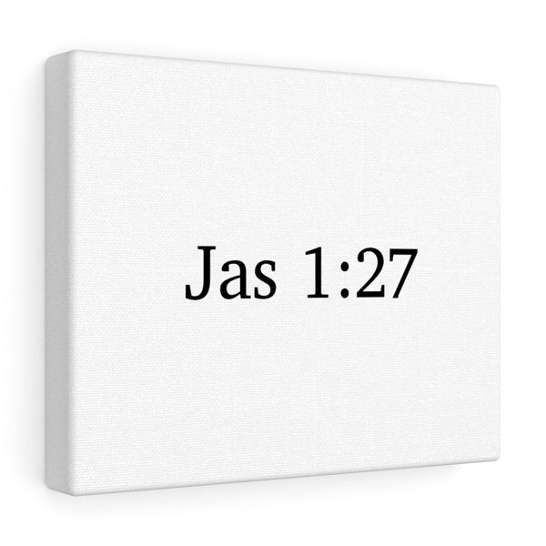 Jas 1:27 Canvas Wrap