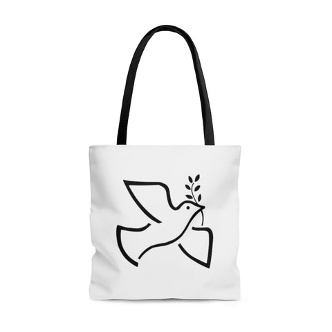 Dove with Branch Tote Bag