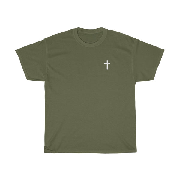 Plain Cross Cotton T-Shirt