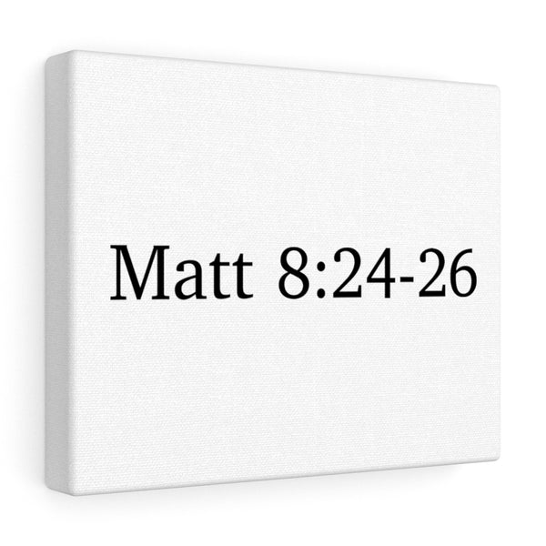 Matt 8:24-26 Canvas Wrap