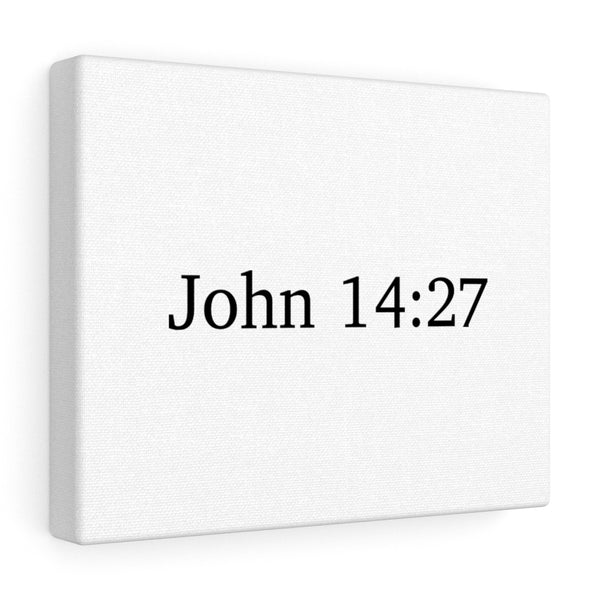 John 14:27 Canvas Wrap